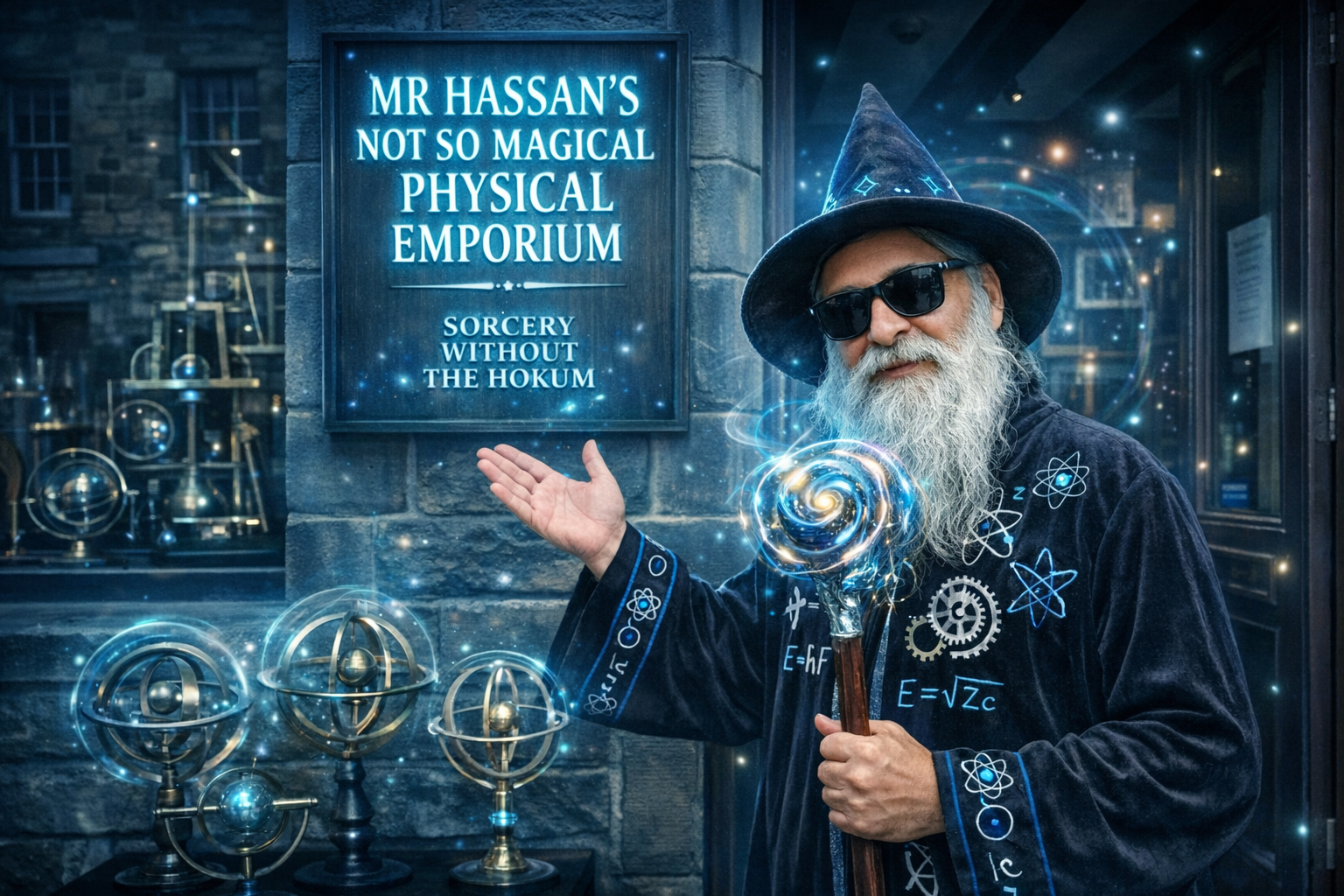 Mr Hassan’s Not-So-Magical Physics Emporium